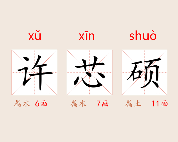 许芯硕