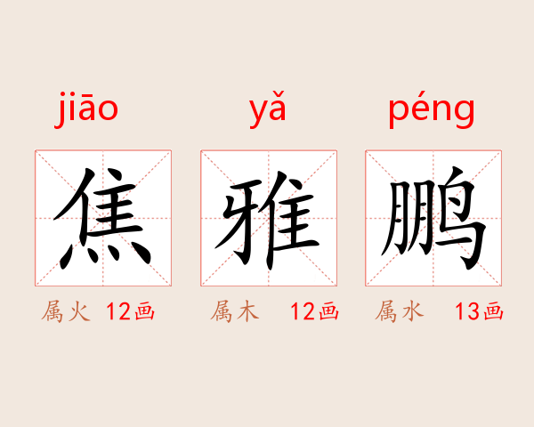 焦雅鹏