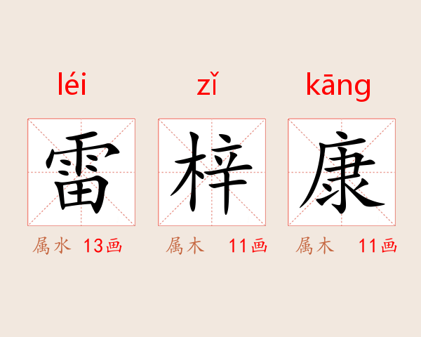 雷梓康