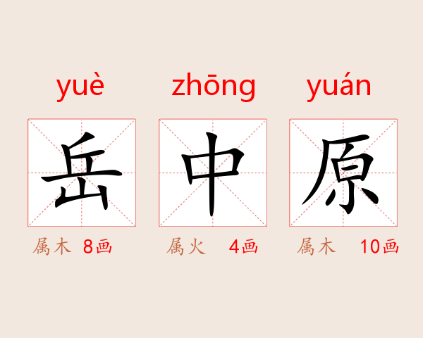 岳中原