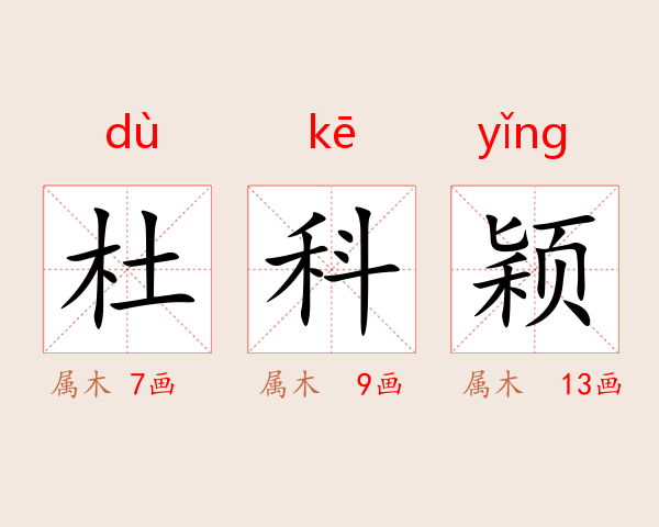 杜科颖