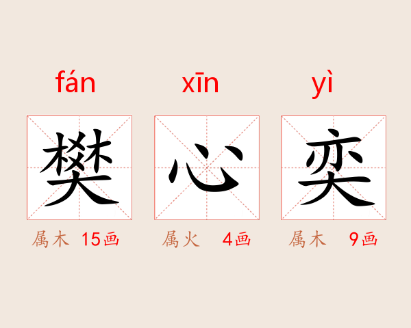 樊心奕