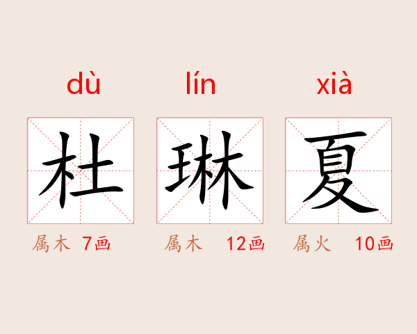 杜琳夏