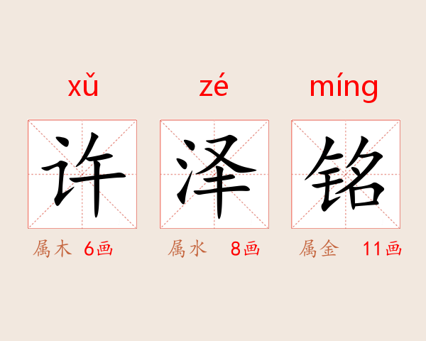 许泽铭