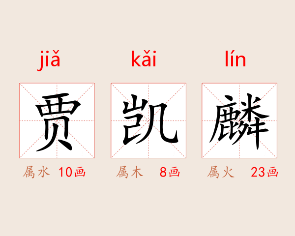 贾凯麟