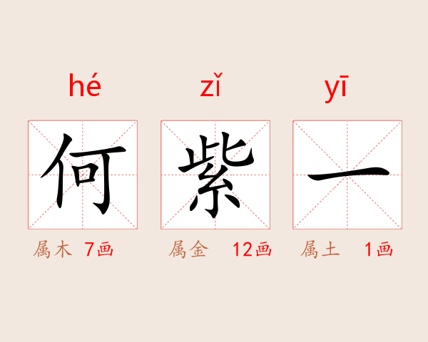 何紫一