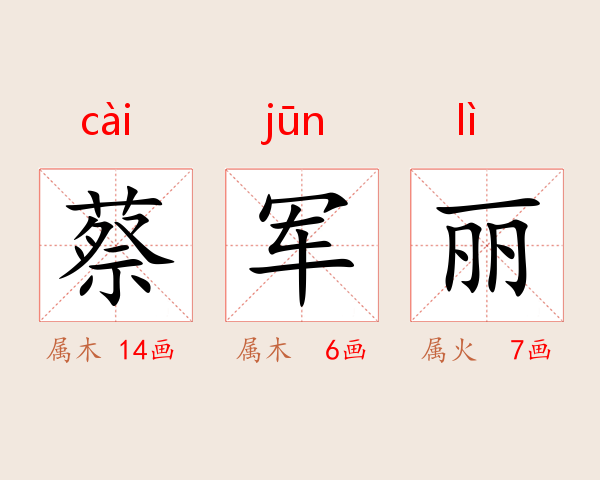 蔡军丽