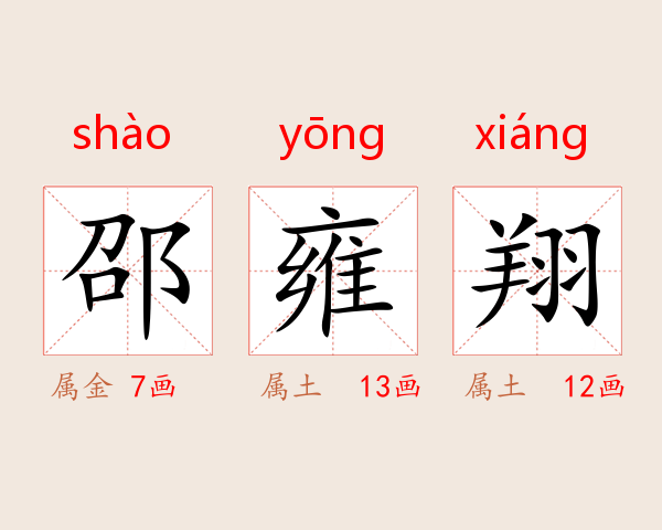 邵雍翔