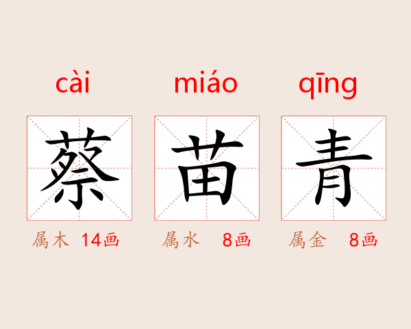 蔡苗青