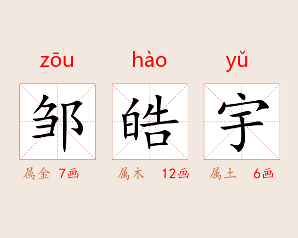 邹皓宇
