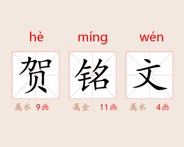 贺铭文
