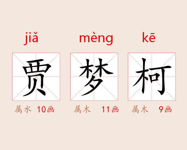 贾梦柯