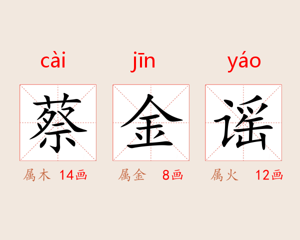 蔡金谣