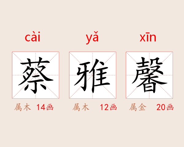 蔡雅馨