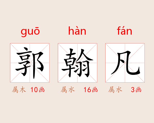 郭翰凡