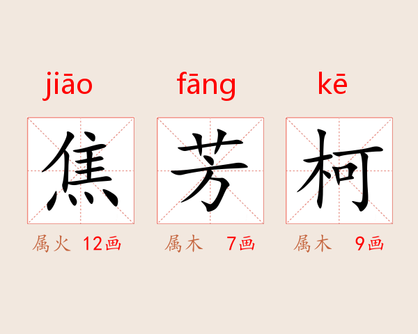 焦芳柯