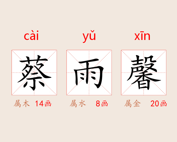 蔡雨馨