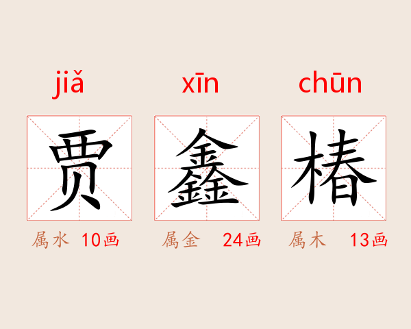贾鑫椿