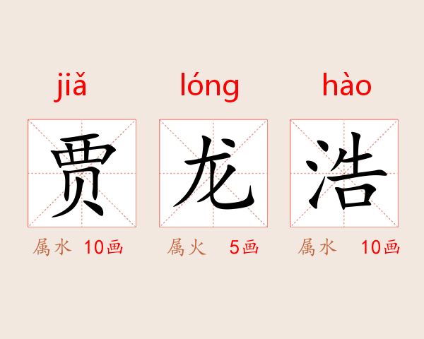 贾龙浩