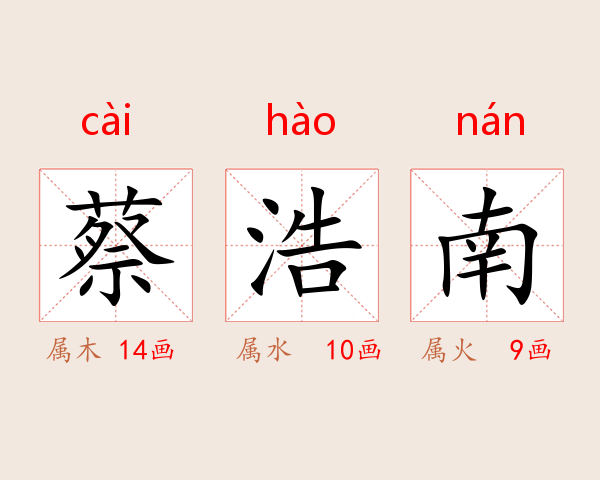 蔡浩南