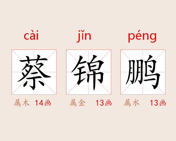 蔡锦鹏