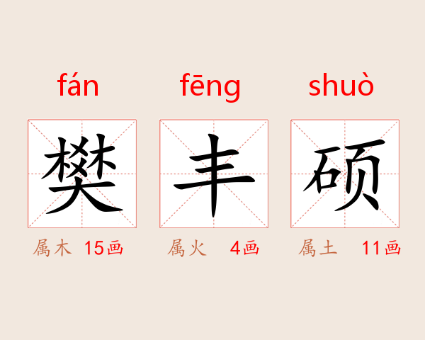 樊丰硕