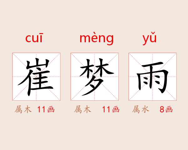 崔梦雨