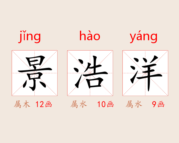 景浩洋