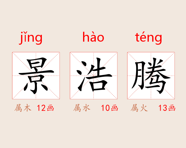 景浩腾