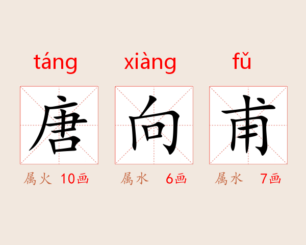 唐向甫