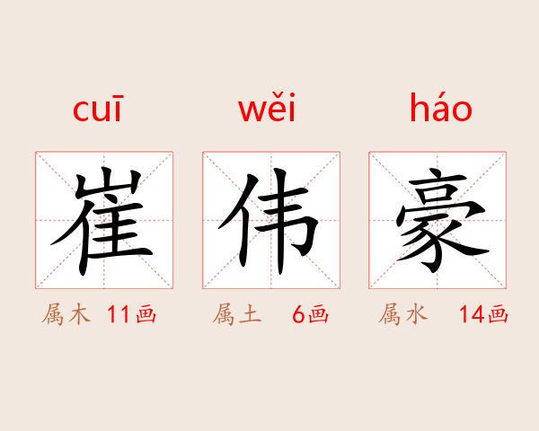 崔伟豪