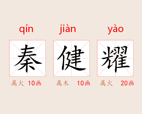 秦健耀