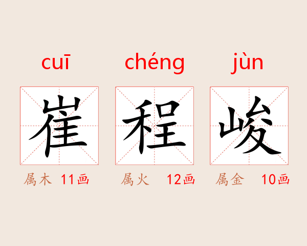 崔程峻