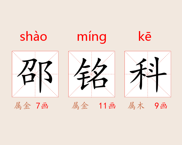 邵铭科