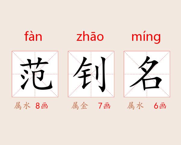 范钊名