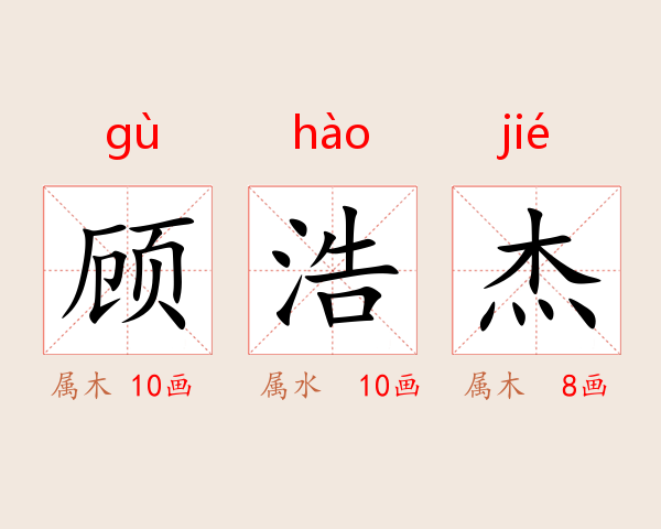顾浩杰