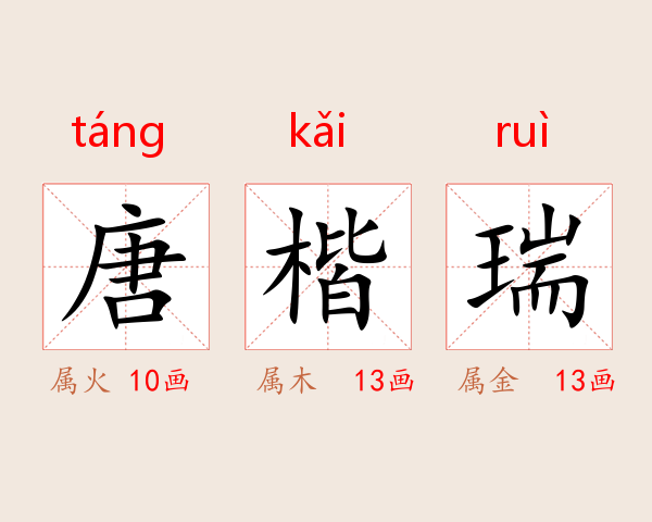 唐楷瑞