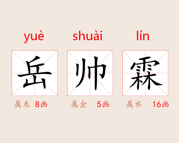 岳帅霖