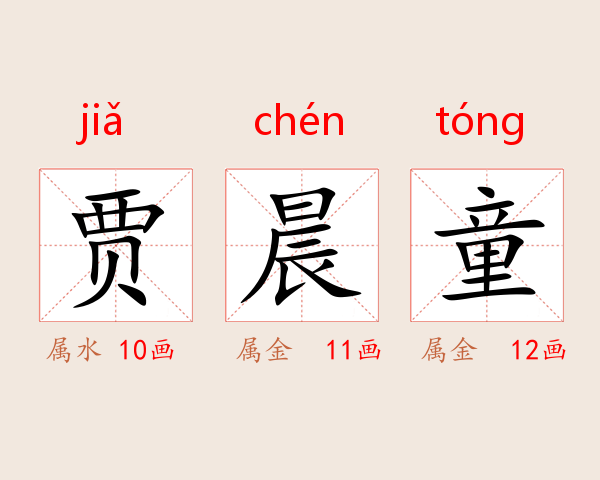 贾晨童