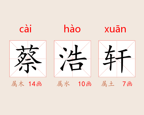 蔡浩轩
