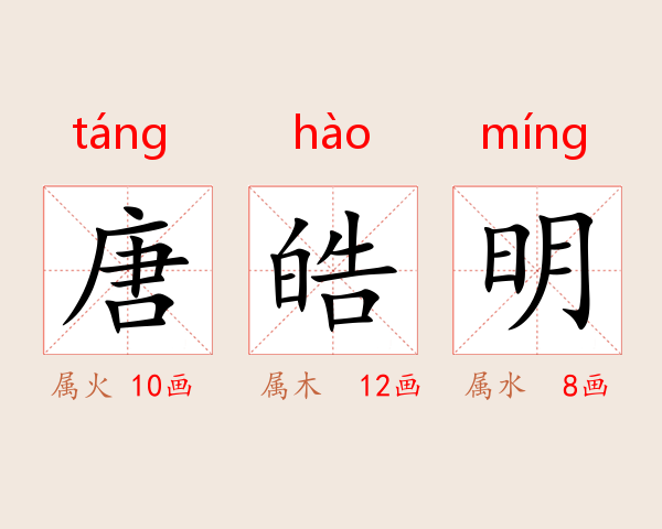 唐皓明