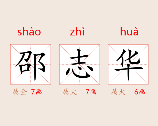 邵志华