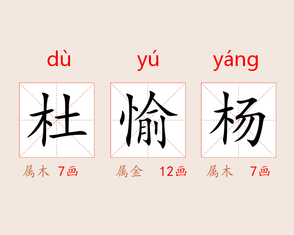 杜愉杨
