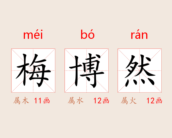 梅博然