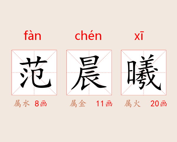范晨曦