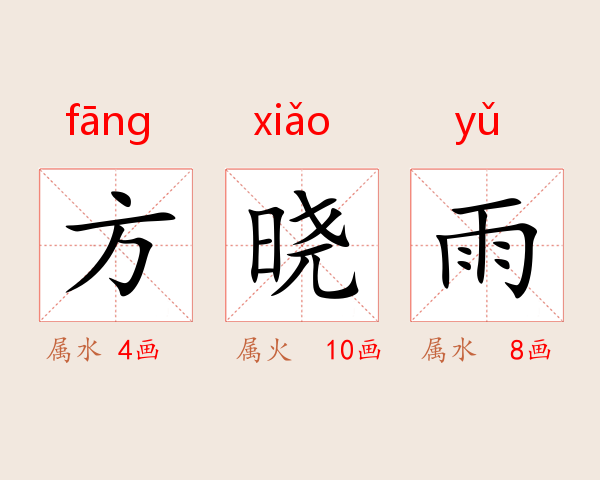 方晓雨