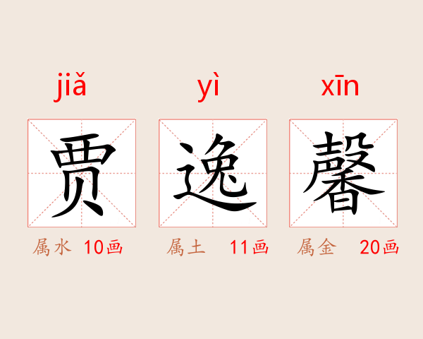 贾逸馨