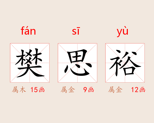 樊思裕