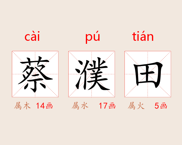 蔡濮田
