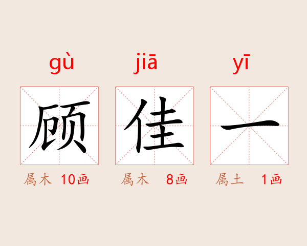 顾佳一